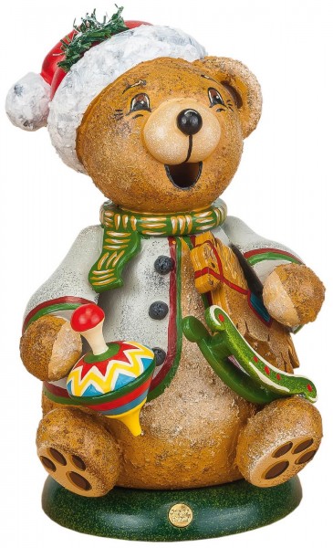 Räuchermännchen Wichtel Teddys Schaukelpferd von Hubrig Volkskunst