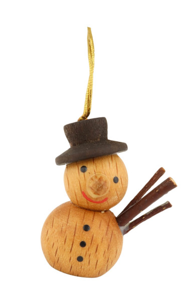 Schneemann, natur, 3 cm von SEIFFEN.COM