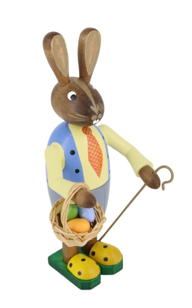 Osterhase mit Korb, 15 cm von Figurenland Uhlig GmbH_2