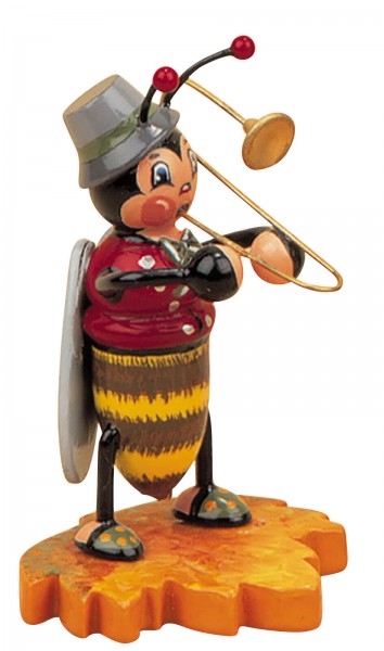 Bumblebee man with trombone by Hubrig Volkskunst