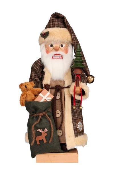 Nutcracker Santa Claus brown-checked, 49 cm by Christian Ulbricht