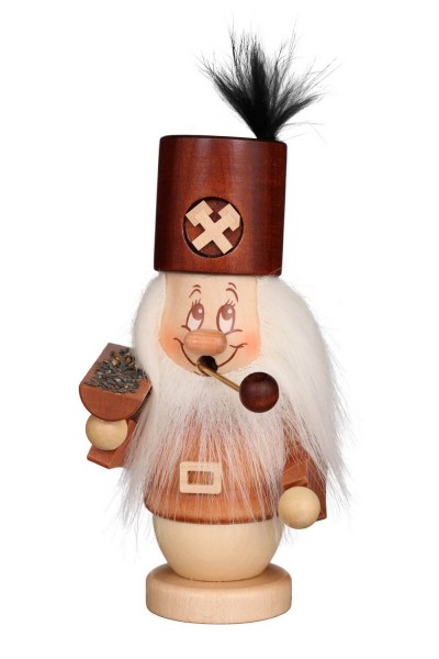 German Incense Smoker gnome miner, 14,5 cm, Christian Ulbricht GmbH & Co KG Seiffen/ Erzgebirge