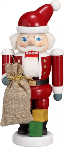 Ho, Ho, Ho ... Wer kommt dennn da von draussen rein ? Der Nussknacker Weihnachtsmann, 21 cm von der Seiffener Volkskunst eG Seiffen/ Erzgebirge. Dienten …