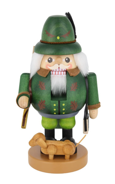 Nutcracker forester with dachshund, 21 cm by Richard Glässer